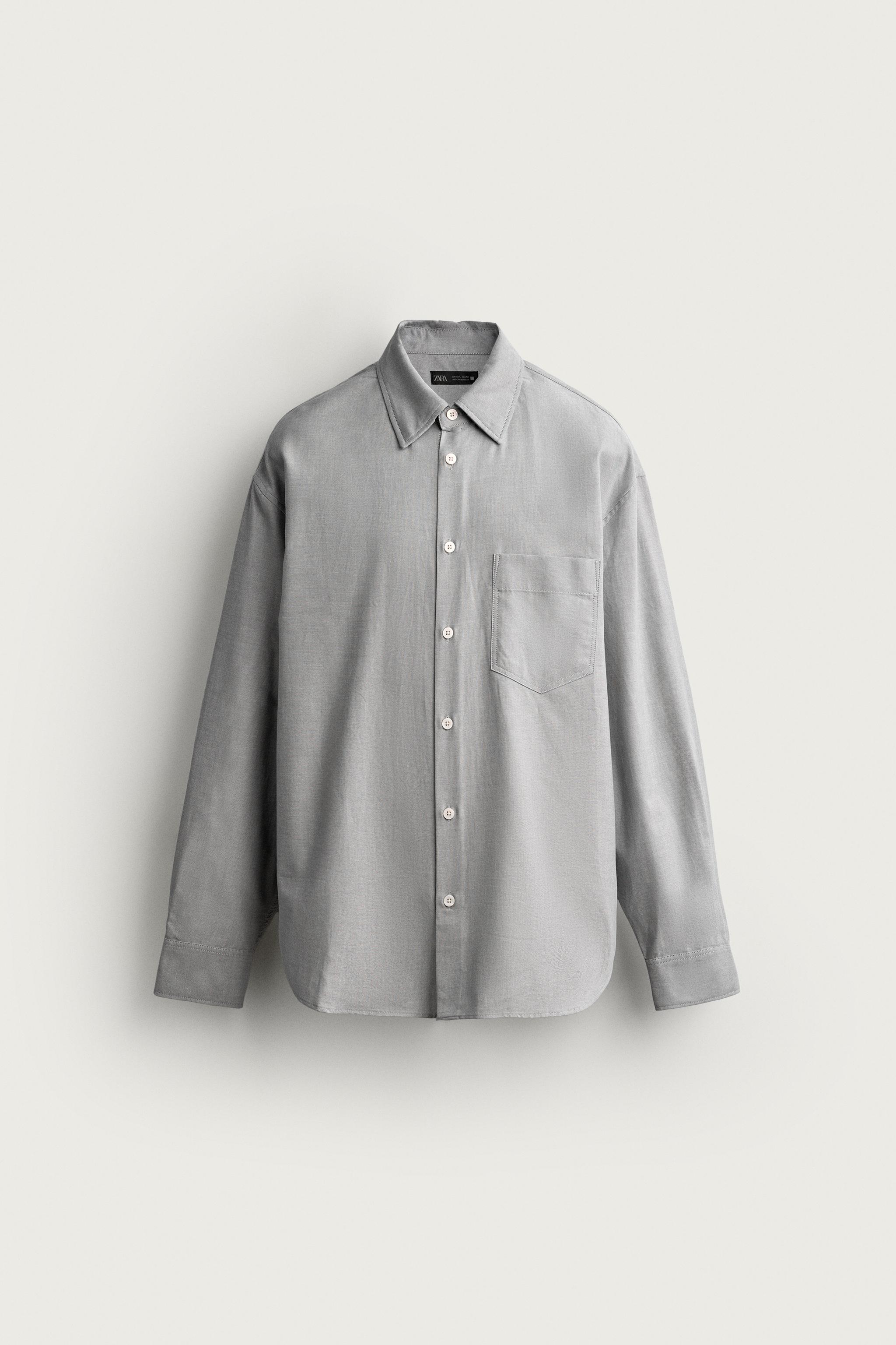 CHEMISE OVERSIZE À POCHE